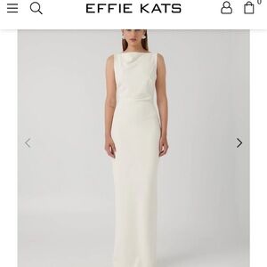 EFFIE KATS VERONA GOWN - IVORY / WHITE